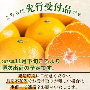 【2024年12月発送予約分】【農家直送】【家庭用】＼光センサー選別／ こだわりの有田みかん 約4kg 先行予約 有機質肥料100% サイズ混合 【nuk148-2】