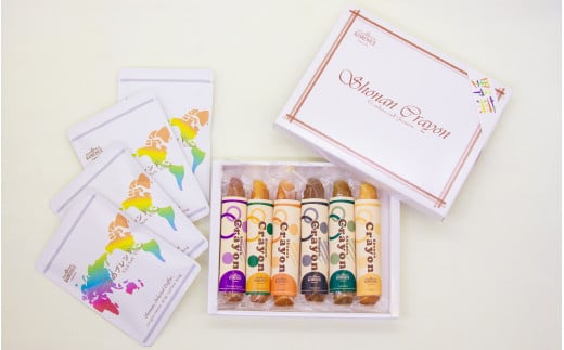 湘南クレヨン野菜1箱・自家焙煎コーヒー（ドリップパック）4袋セット 洋菓子 コーヒー セット プレーン 紫芋 にんじん かぼちゃ ほうれん草 ごま バレンタイン アーモンド 手作り お菓子 おかし 焼