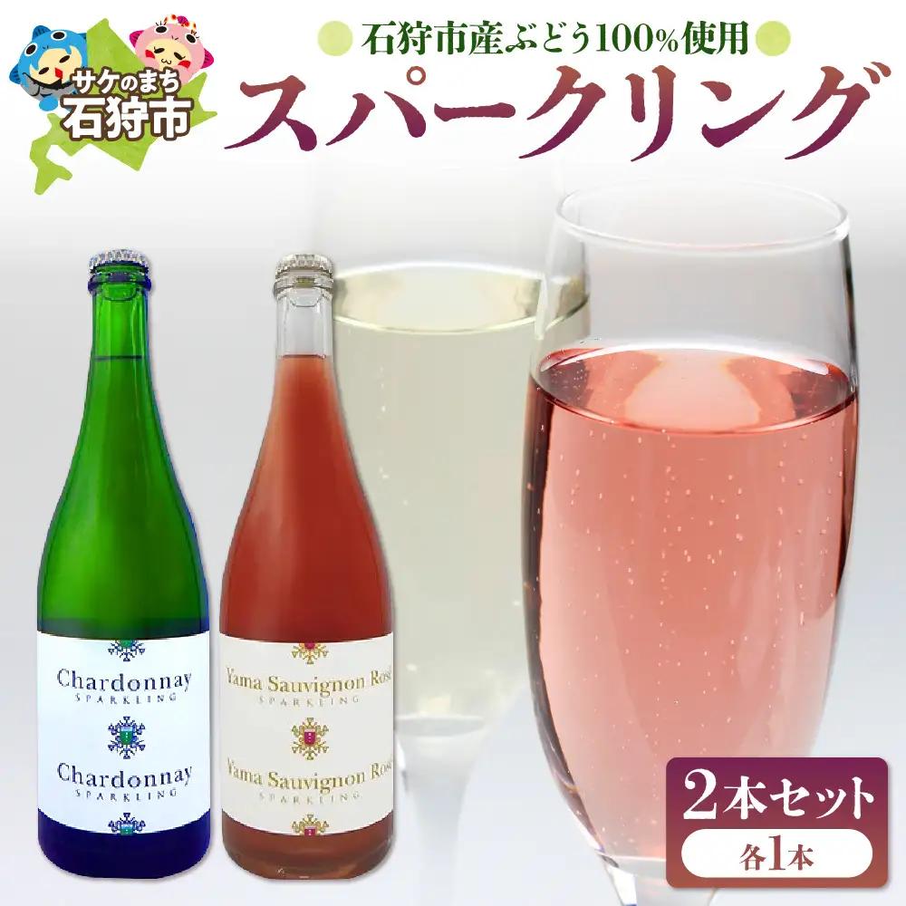 石狩市産ぶどうで作ったスパークリングワイン 2本セット