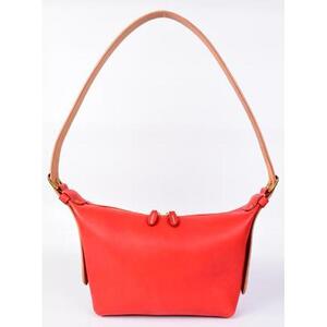 【minca】】栃木レザーのショルダーバッグ02M 斜めがけ コンパクトサイズ/Shoulder bag 02M/レッド　533【かばん ファッション 人気 おすすめ 】
