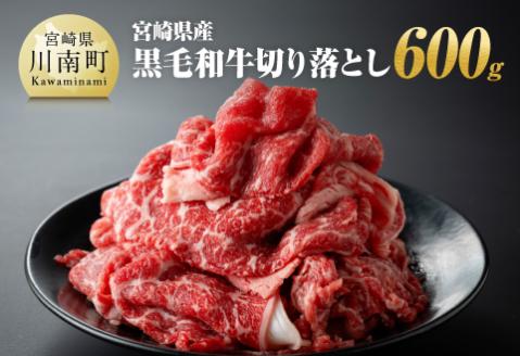 宮崎県産 黒毛和牛 切り落とし 600g　牛肉[E11009]