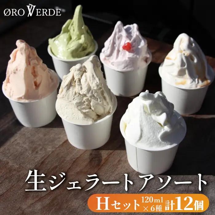生ジェラート アソート 12個 Hセット トマトソルベ ミルク ほうじ茶 抹茶 アールグレイキャラメル ストロベリー オーロヴェルデ カップアイス アイス スーツ ジェラート イタリア 設楽町 -325