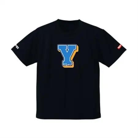JTTA公認　卓球ユニフォーム【男女兼用(ドライ):Lサイズ】アルファベット　Y　ブラック_装飾品・工芸品  洋服 _【1566833】