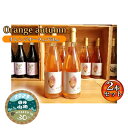 【ふるさと納税】B-17 Orenge autumu（オレンジオータム750ml）2本セット　【 お酒 ワイン ワイナリー 酸味 青デラウェア 甘味 完熟 デラウェア 醸す スパイシー 白神山地 記念 贈り物 】