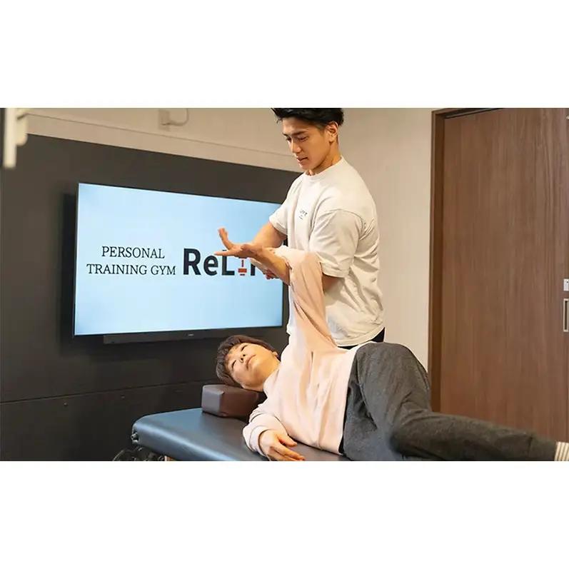 新潟県上越市 パーソナルジム ReLife(リライフ)  BASIC PLAN+ 食事指導 PNFストレッチ 1セッション80分 トレーニング回数 計6回プラン トレーニング効果を求める方に