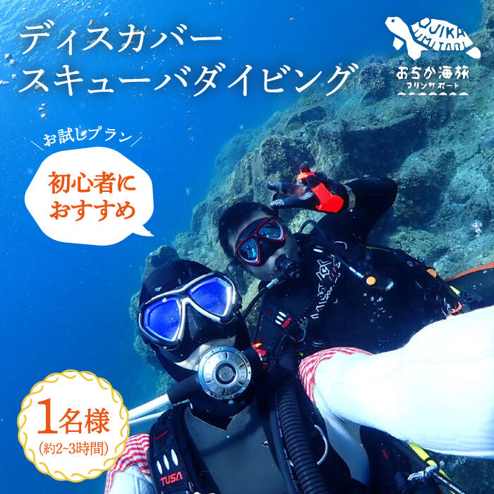 【ふるさと納税】【体験ダイビング】Discover Scuba Diving コース 1名様 [DBB001] ダイビング 長崎 五島列島 小値賀 島旅 旅行 海 アクティビティ 満喫 遊び スキューバ 46000 46000円