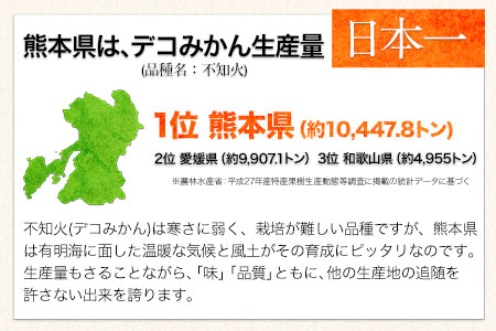 デコポン ( 不知火 )と同品種！デコみかん 熊本県産 (津奈木町産含む) 訳あり 約5kg前後(12-24玉前後) 柑橘《2月中旬-4月末頃出荷》 フルーツ 果物 蜜柑 柑橘 完熟 デザート 産地直