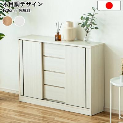 ふるさと納税 大川市 カウンター 幅120cm 奥浅 ホワイト