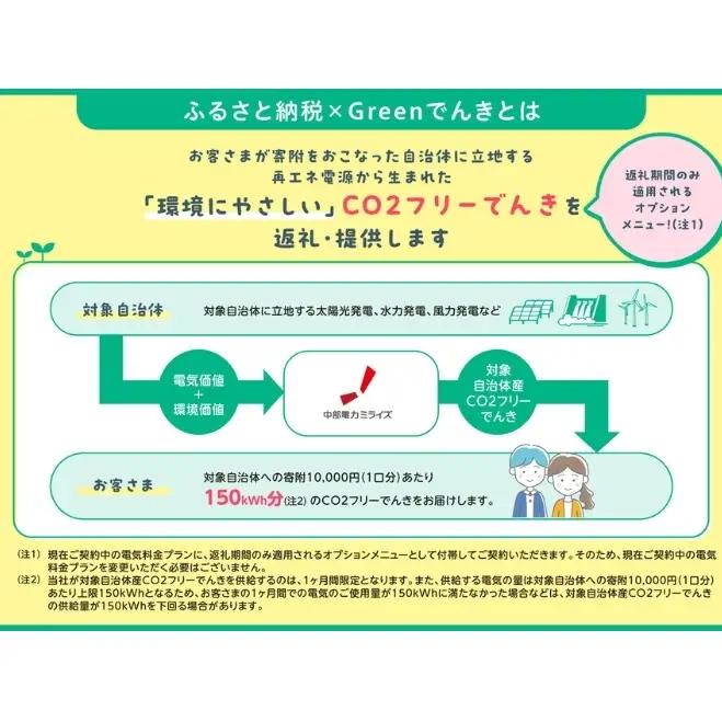 コース 島田市産 CO2フリーでんき 100000円 コース