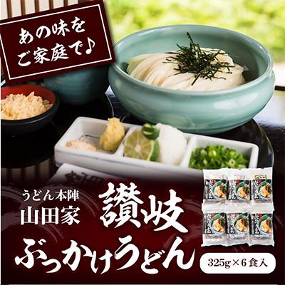 ふるさと納税 高松市 うどん本陣山田家 冷凍 讃岐ぶっかけうどん