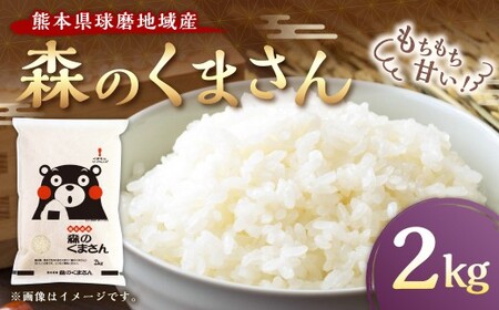熊本県球磨地域産 【令和7年産】森のくまさん 2kg 米 お米 コメ 精米 白米 ご飯 ごはん 国産 熊本県