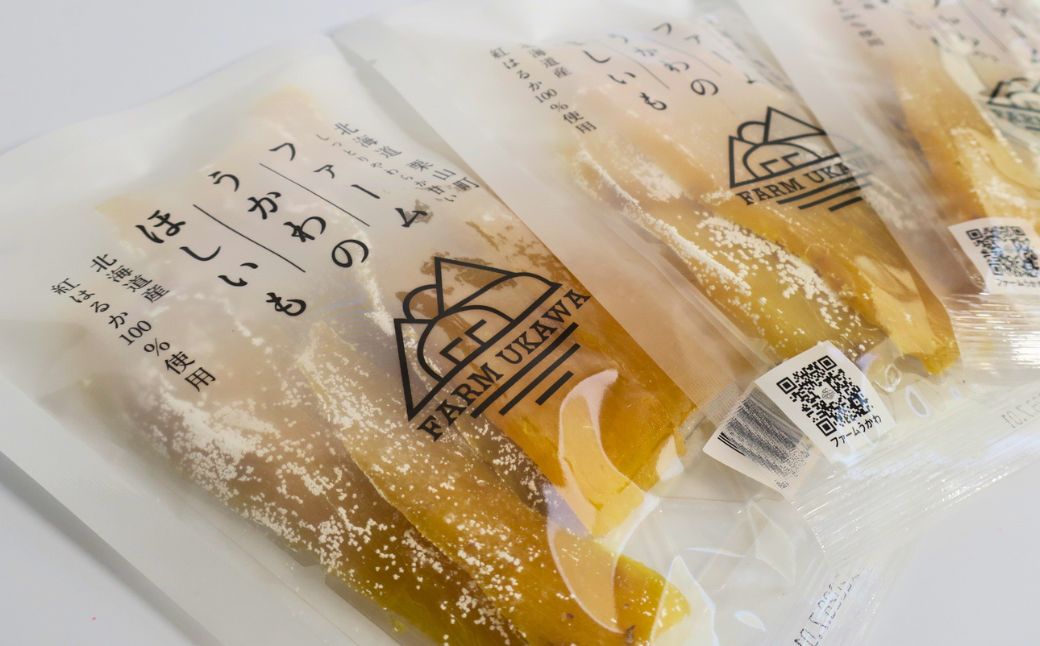 北海道産紅はるか 「しっとりやわらか 干し芋」100g×4袋