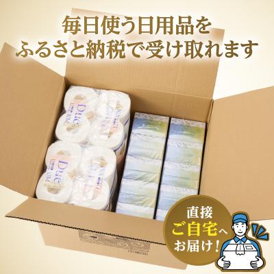 ふるさと納税 富士市 デュープレミアムセット(トイレットペーパーダブル12R2パック&ボックスティッシュ10箱) |  | 01