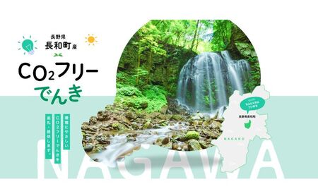 長和町産CO2フリーでんき 80,000円コース（注：お申込み前に申込条件を必ずご確認ください）／ 中部電力ミライズ 電気 電力 長野県 長和町 