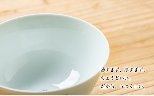 [G442p］ 【 三川内焼 】 千鳥 茶碗 2個 セット 軽量 ペア 食器 かわいい 手描き 飯碗 器 皿 焼き物 焼物 贈り物 ギフト お中元 のし対応 平戸嘉久正窯 長崎県 佐世保市