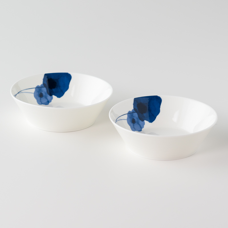 ≪NARUMI≫【スプリングフィールド】ボウル2点 / 14cm ボウル 皿 NARUMI 三重 伊勢志摩 志摩 アネモネ 三重ナルミ ナルミ ミラノ ギフト 母の日 結婚祝い 〔011-38〕