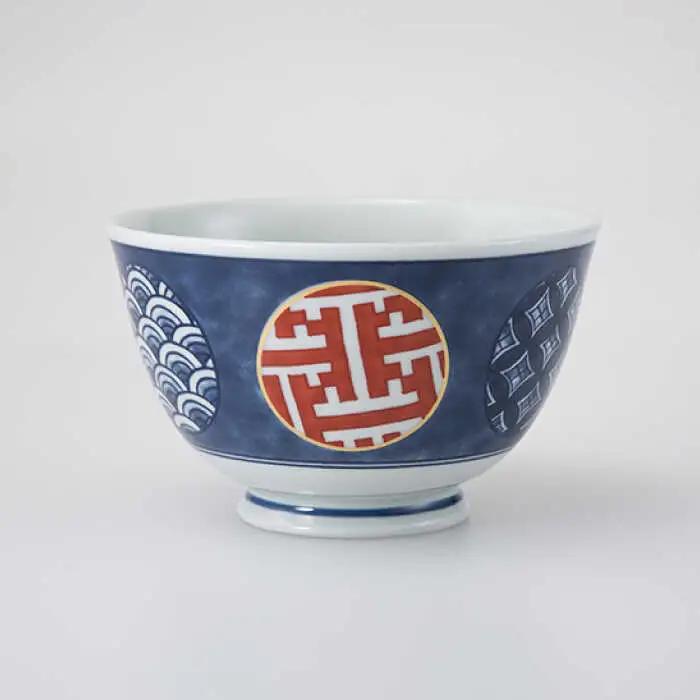 【波佐見焼】染錦文様 お好み丼揃 どんぶり 5点セット 食器 皿 【西海陶器】 1 20637 [OA242]  波佐見焼
