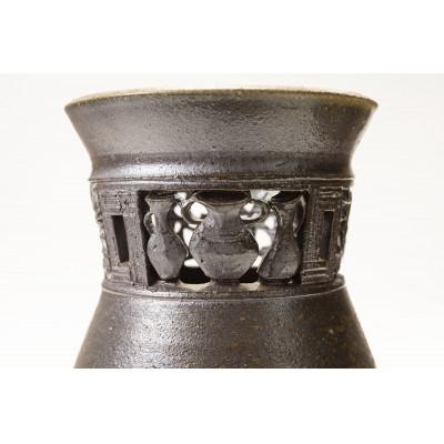ふるさと納税 備前市 透かし花器　木戸明彦作 |  | 03