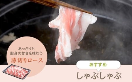 BS-003 かごしま黒豚しゃぶしゃぶ 1kgセット(ロース肉500g･バラ肉500g) 薩摩八重ファーム 工房みかく亭