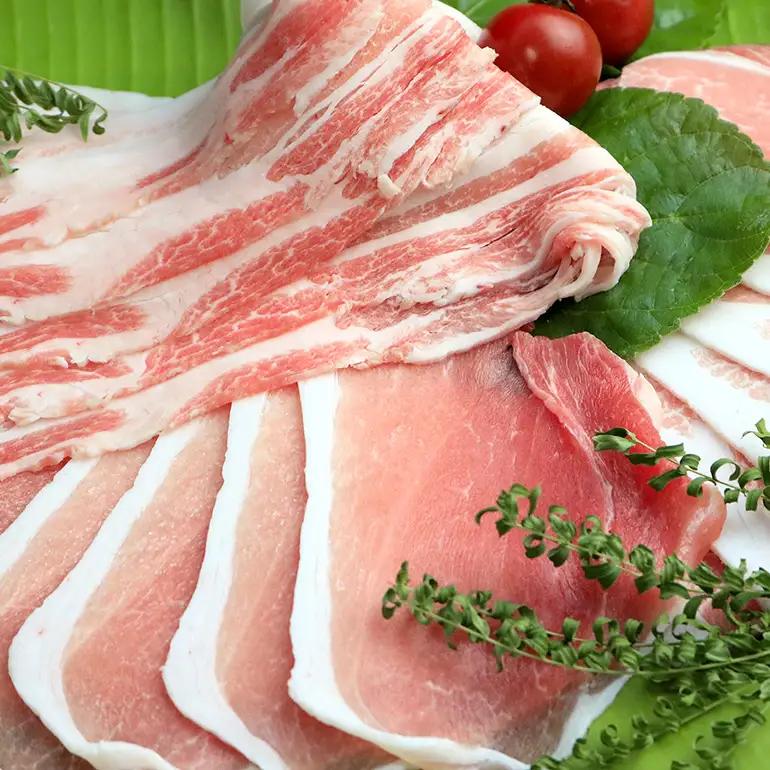 ロース 骨付き ( Lボーン ) 約 1kg  豚肉 国産 ステーキ キビまる豚  67-6