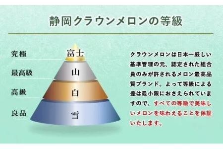 【桐箱入り厳選品】クラウンメロン(山等級) 1玉 6200