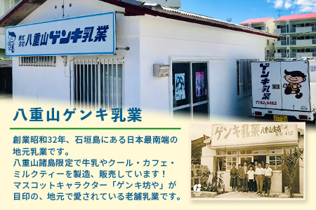 【ふるさと納税限定】八重山ゲンキ乳業 オールスターセット【八重山ゲンキ乳業】【ゲンキ牛乳】【石垣島のソウルドリンク ゲンキクール】【ゲンキカフェ】【さんぴん茶ミルクティー】