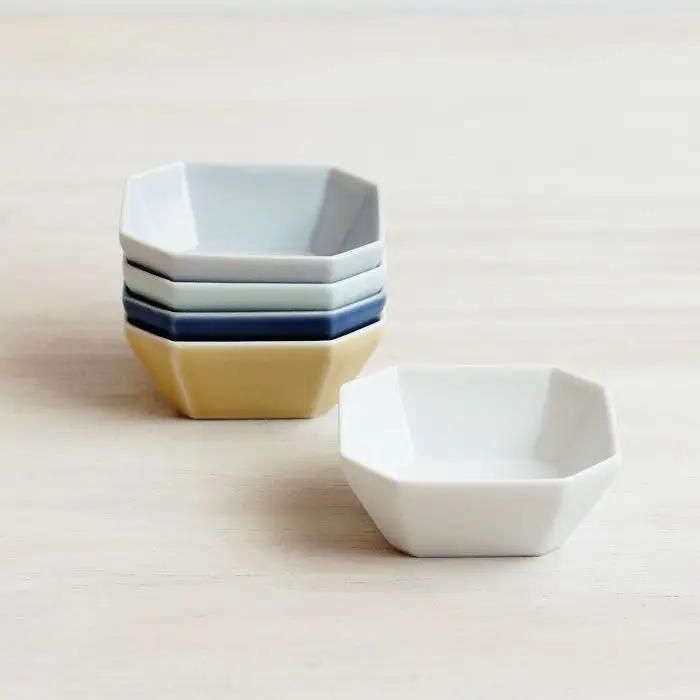 【波佐見焼】八角シリーズ プレート M/L・小付け・ カップ 5色20点セット 小鉢 角皿 食器 皿 【和山】 [WB03]  波佐見焼