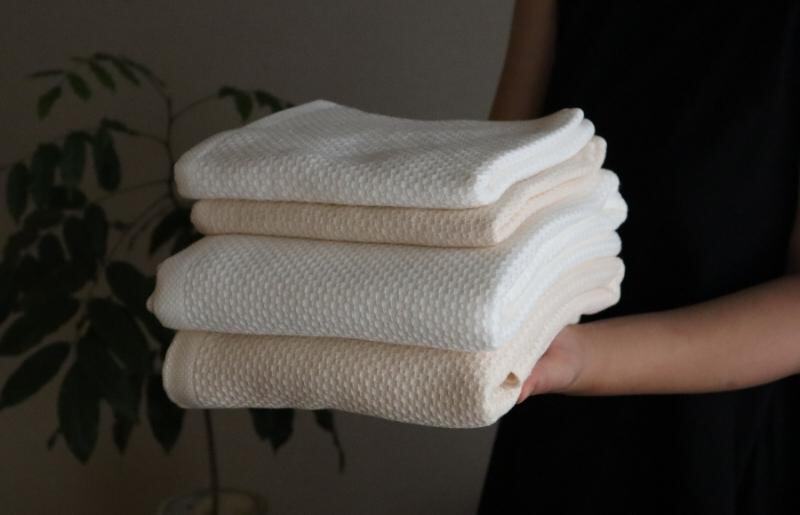 【ソフトハニカム】泉州南部織 バスタオル3枚セット（ベージュ） 010B1091_イメージ3