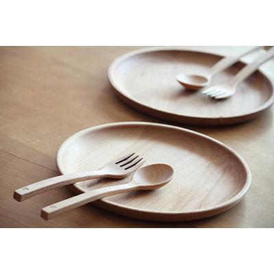 ふるさと納税 佐賀県 諸富家具　木の食器セット(A2004-D13)