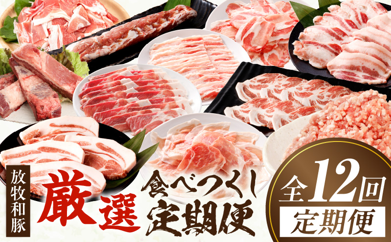 【全12回】《放牧和豚》厳選食べつくし定期便_M387-T007-12-1