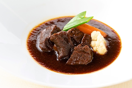 【カネ吉山本】近江牛ビーフシチュー2個・近江牛包みハンバーグ2個セット【Y151SM】