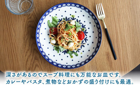 【美濃焼】 ポタリーフィールド スープカレー皿セット 【株式会社二幸】 プレート 食器セット 東欧風[MCZ161]