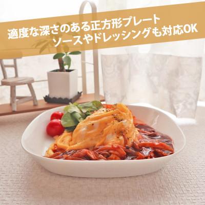 ふるさと納税 瑞浪市 美濃焼 プレーリー  ホワイト 【2枚SET プレートのみ L 21.5×3.8cm】 小田陶器 |  | 02