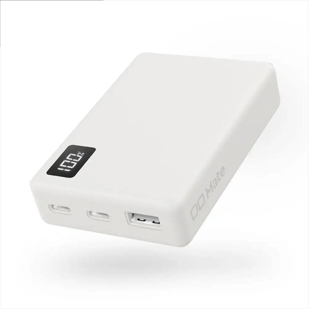 CIO モバイルバッテリー 10000mAh Mate Powerbank 001 ナチュラルホワイト [3350]