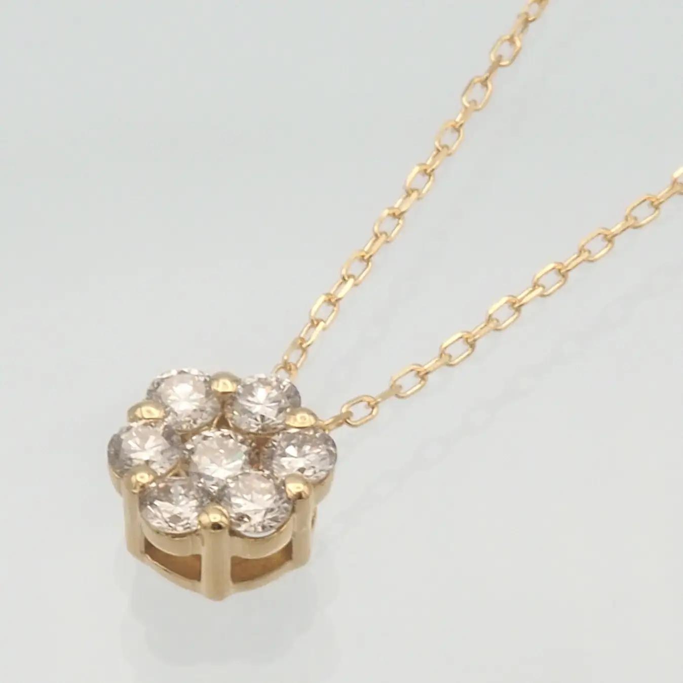K18 0.30ct ダイヤモンド ペンダントネックレス　HH-019717 SWBT004-G
