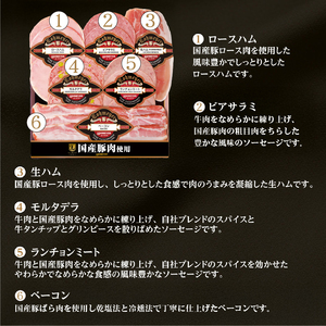 ローマイヤ　ハム・ベーコン・生ハム・ソーセージ詰合せ【 豚肉 栃木県 那須塩原市 】 ns009-002