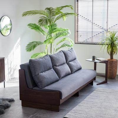 ふるさと納税 大川市 ヴィンセント 幅200cm ごろ寝ソファ ソファベッド BR×ダークグレー【モーブル】【大川家具】 |  | 01