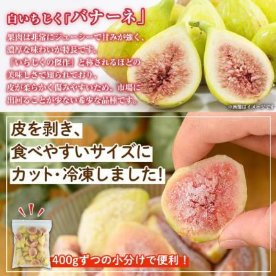ふるさと納税 伊佐市 冷凍カットいちじく(計2.4kg・400g×6P) |  | 01
