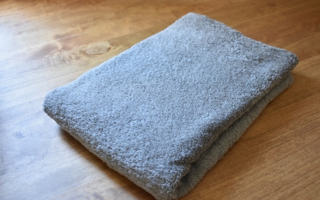 factory towel bath　今治タオル認定バスタオル 2枚セット チャコールグレー【n0501-gr_mut_A】