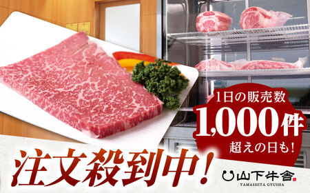 【最速発送】佐賀牛 赤身 ステーキ 400g 【山下牛舎】HAD034 ステーキ 牛肉