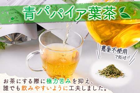 ［お試し］グリーンパパイアティー 葉茶セット（ティーバッグタイプ）ポスト投函【P2】