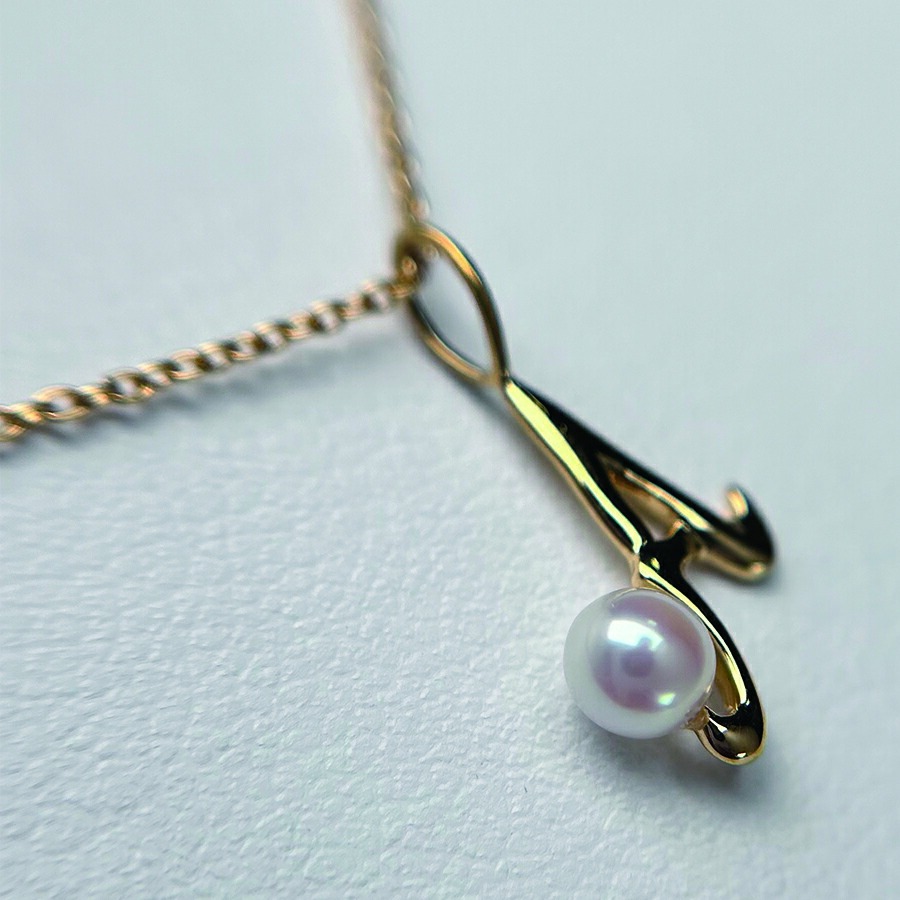 真珠 ネックレス アクセサリー ペンダント ゴールド カラー パール 3.5ミリ アコヤ真珠 伊勢 志摩 伊勢志摩 冠婚葬祭 結婚式 入学式 卒業式 レディース カジュアル / akoya 空と海のペ