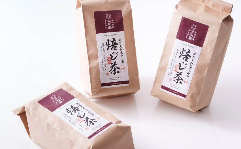 
                  【奈良県共通返礼品】【選べる容量】ほうじ茶 500ｇ 3個入り 5個入り
                
