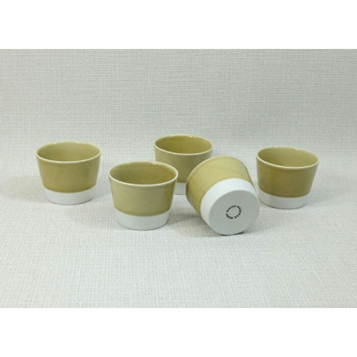 【ふるさと納税】【波佐見焼】esカップ 黄磁釉S5個組 【西海陶器】5 45372 | ギフト 陶器 touki おしゃれ 伝統 人気 おススメ 長崎県 長崎 九州 楽天ふるさと 納税 故郷納税 返礼品 支援 波佐見焼き はさみやき はさみ焼き 陶磁器 雑貨 焼き物 ボウル