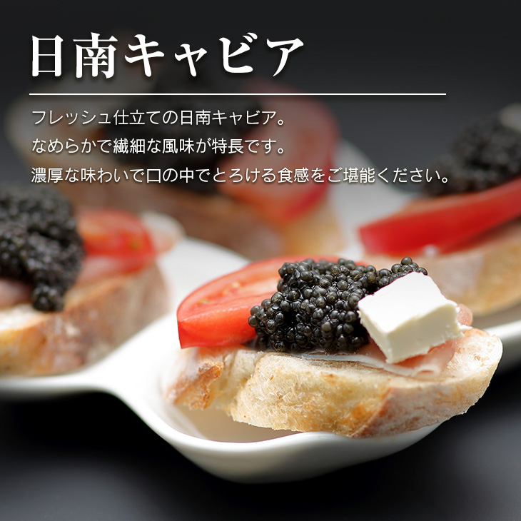 FD3-23 日南CAVIAR「キャビア」計20g(5g×4個)　魚　魚介　国産