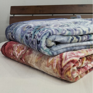 【シングルサイズ】洗える 吸湿発熱 軽量あったか毛布 ブルー1枚 MO-6061-BL