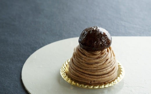 渋皮煮ペーストで作る渋皮栗モンブラン（茶色モンブラン）