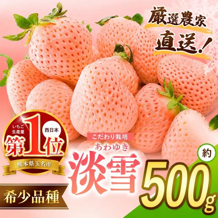  厳選農家直送 淡雪 約500g 