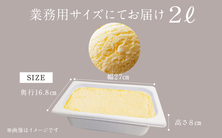 業務用 牛乳屋が本気で作った アイス ゴールド  ミルク 2000ml アイス アイスクリーム アイスミルク  おやつ 乳製品 