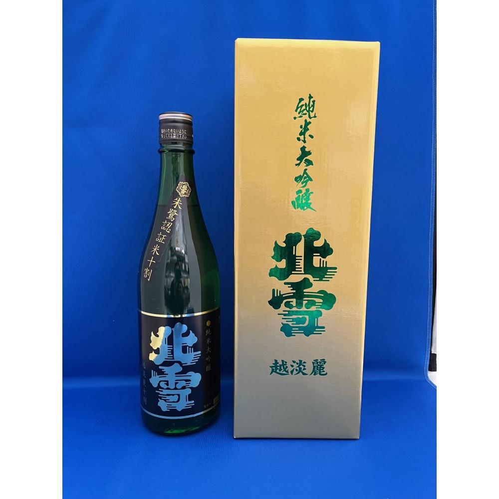 【ふるさと納税】佐渡「北雪」世界が認めた究極の酒　　　　　純米大吟醸　越淡麗　720ml　1本 | お酒 さけ 人気 おすすめ 送料無料 ギフト